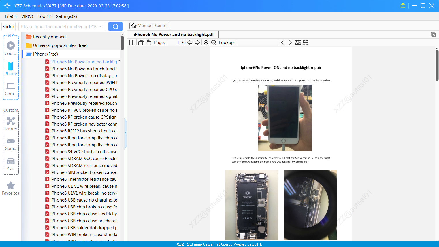 IPhone6 No Power And No Backlight